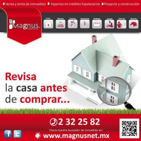 Revisa la casa antes de comprarla.