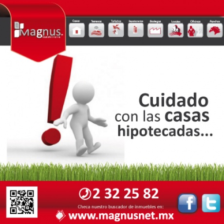 Cuidado con las casas hipotecadas