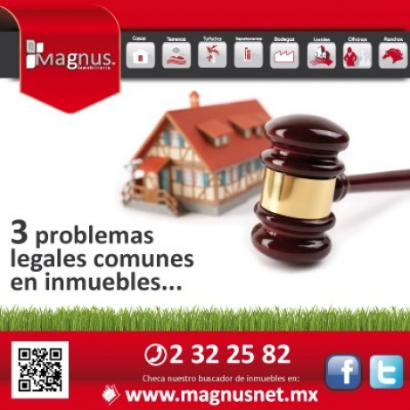 3 problemas comunes legales en inmuebles.