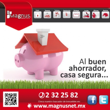 Al buen ahorrador.. casa segura.