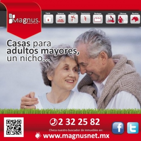 Casa para adultos mayores, un nicho.