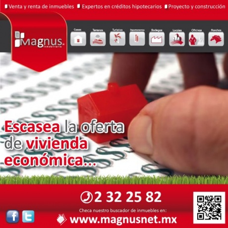 Escasea la oferta de vivienda economica