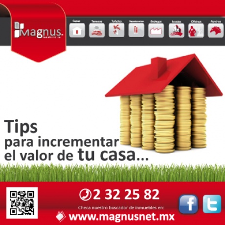 Tips para incrementar el valor de tu casa
