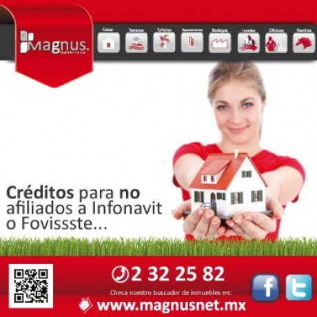 Créditos para no afiliados a Infonavit o Fovissste