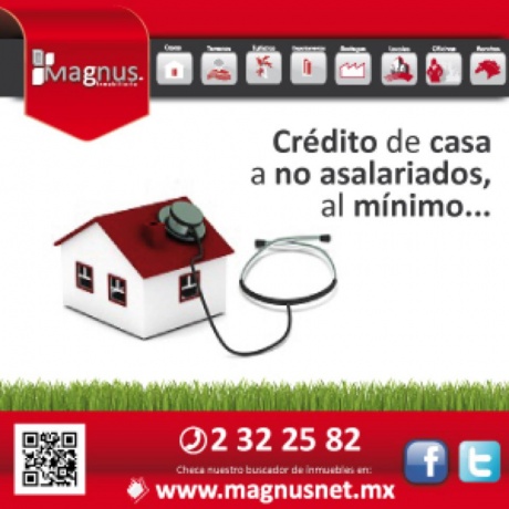 Credito de casa a no asalariados como minimo