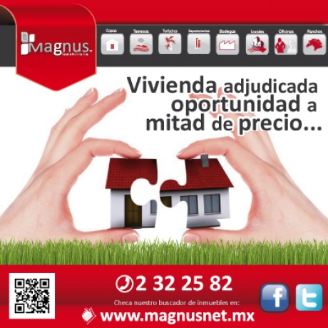 Vivienda adjudicada, oportunidad a mitad de precio