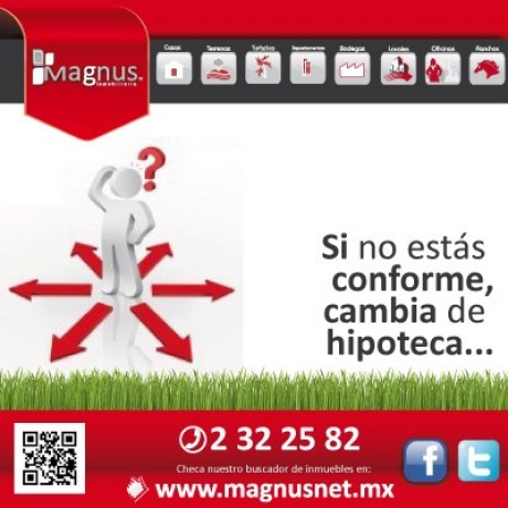 Si no estas conforme, cambia de hipoteca.