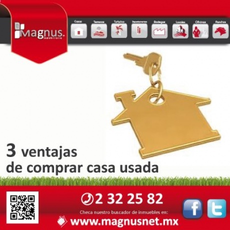 Tres ventajas de comprar una casa usada